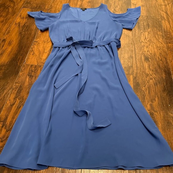 Ann Taylor Midi Dress Cobalt Blue - Picture 2 of 9